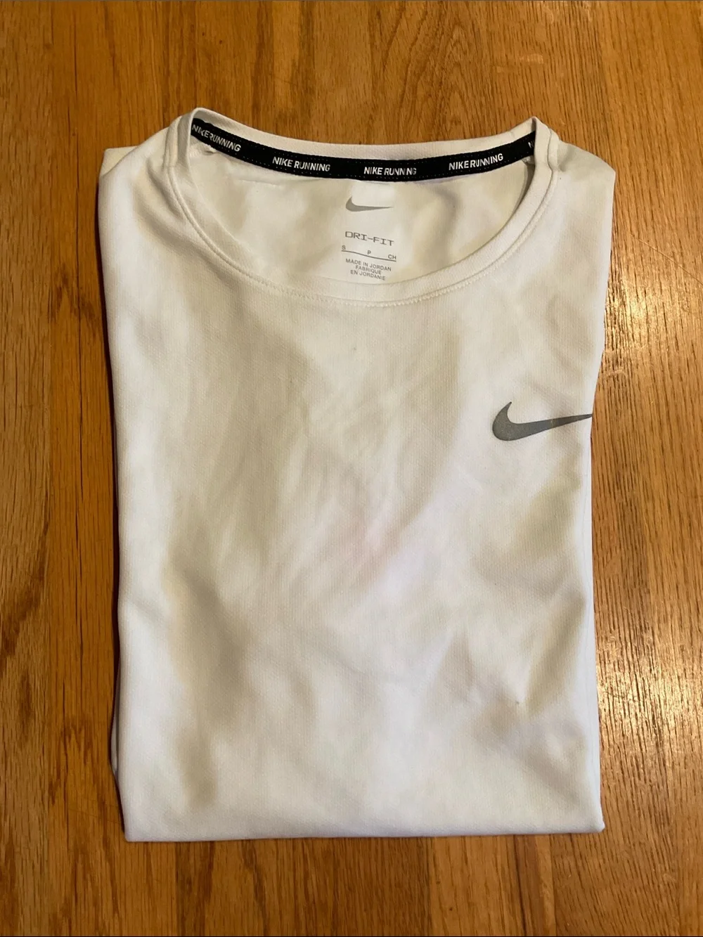 Nike Running - Men’s Dri Fit T-Shirt - White - Size S